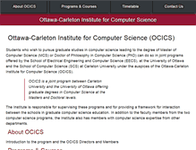 Tablet Screenshot of ocics.ca